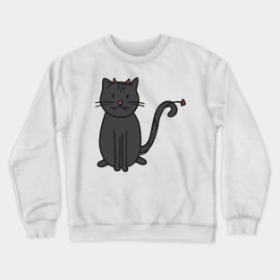 Halloween Costume Cat Demon Crewneck Sweatshirt